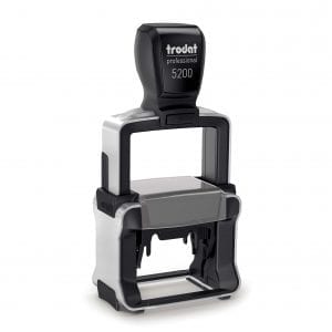 Trodat Professional 3 &agrave; 4 lignes - 41 x 24 mm - 5200