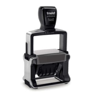 Trodat Tampon Dateur m&eacute;tallique - 56 x 33 mm - 5460
